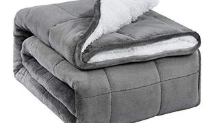 Uttermara Weighted Blanket Queen Size 15lbs 60x80 inches,...