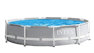 Intex Prism Frame Above Ground Swimming Pool Set with 3...