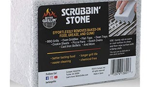 BETTER GRILLIN Scrubbin Stone Grill Cleaning Brick Block...