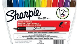 SHARPIE Fine Point Permanent Marker,Assorted Classic,12-...