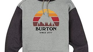 Burton Mens Oak Pullover, Monument Heather/Heather Black...