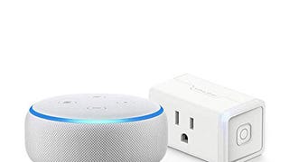 Echo Dot (3rd Gen) Sandstone Bundle with TP-Link simple...