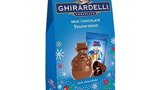 Ghirardelli Milk Chocolate Snowman Medium Bag, 4.1 Ounce...