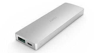 Aukey 3300mAh Aluminum Alloy Portable External Battery...