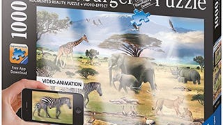 Ravensburger Animals in Africa, 1000-Pieces Augmented Reality...