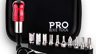 Pro Bike Tool Mini Ratchet Tool Set - Multitool Repair...