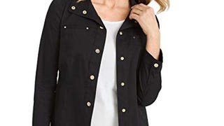 Chico's Women's Luxe Twill Utility Jacket, 20/22 - XXL...