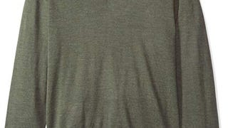 Buttoned Down Men's Italian Merino CashWool V-Neck Sweater,...