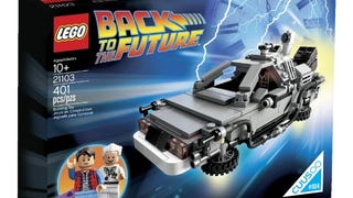 LEGO 21103 The Delorean Time Machine Building