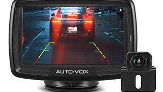 AUTO-VOX CS-2 Wireless Backup Camera with 4.3" Car Monitor,...