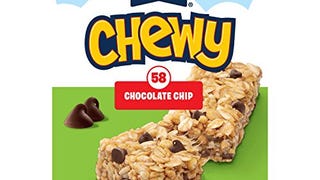 Quaker Chewy Granola Bars, Chocolate Chip, 58 Count - Packaging...