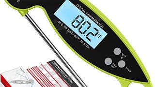 Habor Instant Read Meat Thermometer, IPX6 Waterproof Digital...