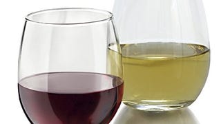 Stemless Wine Glass Set, 8-Pack, 15 Ounce Wine Tumbler...