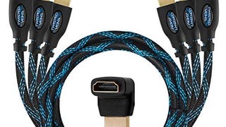 Twisted Veins HDMI Cable 3 ft (Actually 3.3ft / 1m), 3-...