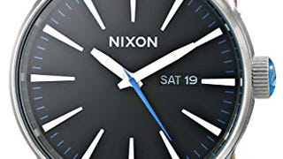 Nixon Sentry Leather Watch