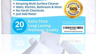 (20 Pack) Extra Large Eraser Sponge - Extra Thick, Long...