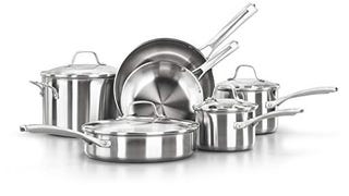 Calphalon Classic™ Stainless Steel 10-Piece Cookware...