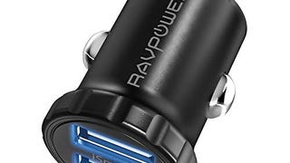 Car Charger RAVPower Mini Dual USB Car Adapter 24W 4.8A...