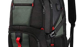 TSA Friendly Durable Laptop Backpack with USB Charging...