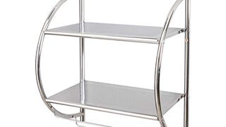 Organize It All 1753W-B Wall Mount 2 Tier Chrome Bathroom...