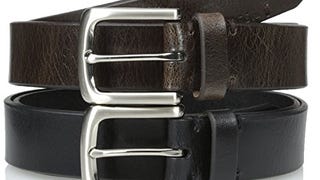 Fossil Men's Adam 2 Pack Belt Set, Multi, 38