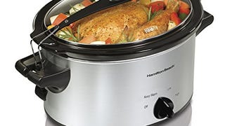 Hamilton Beach Slow Cooker, 4 Quart, Model 33249,