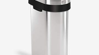 simplehuman 50 Liter / 13.2 Gallon Slim Open Top Trash...