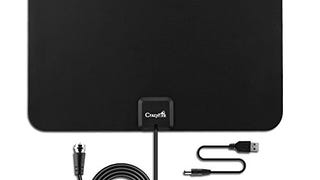 50 Miles Amplified Indoor HDTV Antenna,CrazyFire USB Powered...