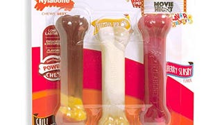 Nylabone Power Chew Flavor Frenzy Bone Chew Toy for Dogs,...