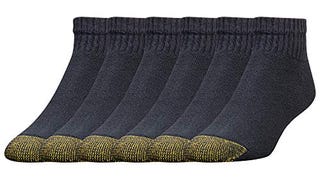 GOLDTOE Men's 656P Cotton Ankle Athletic Socks, Multipairs,...