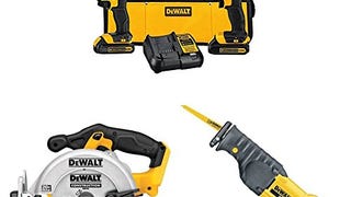 DEWALT Lithium Drill Driver with Li-Ion Circular Saw and...