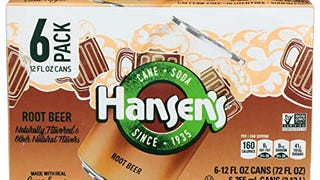 Hansen's, Soda Creamy Rootbeer, 12 Fl Oz, 6 Pack