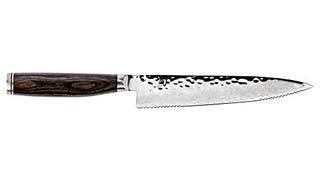 Shun Premier 6.5" Serrated Utility Knife, Handcrafted Japanese...