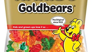 Haribo Gummi Candy, Original Gold-Bears, 5 Ounce Bags (Pack...