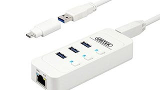 Unitek USB 3.0 Hub with RJ45 10/100/1000 Gigabit Ethernet...