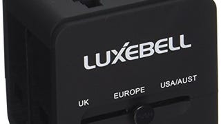 Luxebell Travel Adapter Dual Port USB (2.1A) Charging Port...