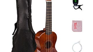 ADM Traditional and Painted Economy Hawaiian Soprano Ukulele...