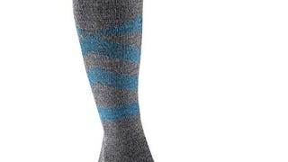 Injinji Snow Midweight OTC NuWool Socks (Large, Ice)