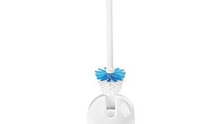 OXO Good Grips Compact Toilet Brush & Canister, White, 6"...