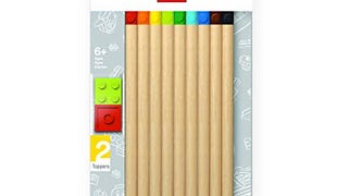 LEGO LE51515 9 Pack Coloured Pencils With Toppers, Assorted...