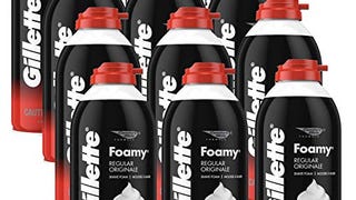 Gillette Foamy Regular Shaving Cream, Pack of 12, 11 oz...