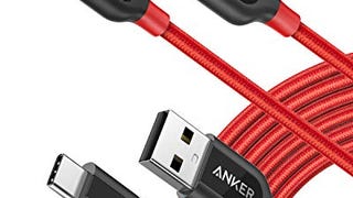 Anker USB C Cable, [2-Pack 10ft] Powerline+ USB-A to USB-...