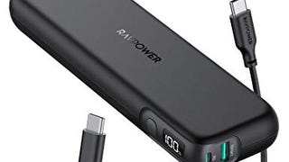 USB C Power Bank 15000mAh Fast Charging Slim Portable Charger...