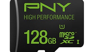 PNY High Performance 128GB High Speed MicroSDXC Class 10...