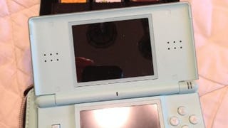 Nintendo DS Lite Limited Edition Ice Blue with Brain Age:...