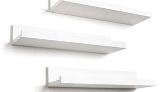 Americanflat 14" White Floating Shelves for Wall Set of...