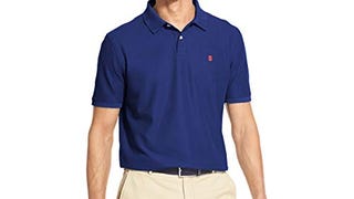 IZOD Men's Advantage Performance Short Sleeve Solid Polo,...