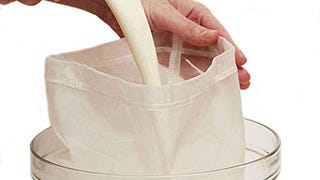 Premium Fine Mesh Food Grade Nut Milk Bag for Almond Milk/...