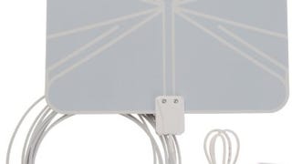 Amazon Basics Ultra-Thin Amplified Indoor HDTV Antenna...