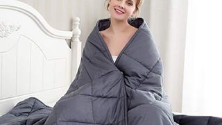 Amy Garden Cooling Weighted Blanket, 15lbs Adult Heavy...